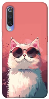 Чохол на Xiaomi Mi 9 Сat with glasses фото 1 з 1