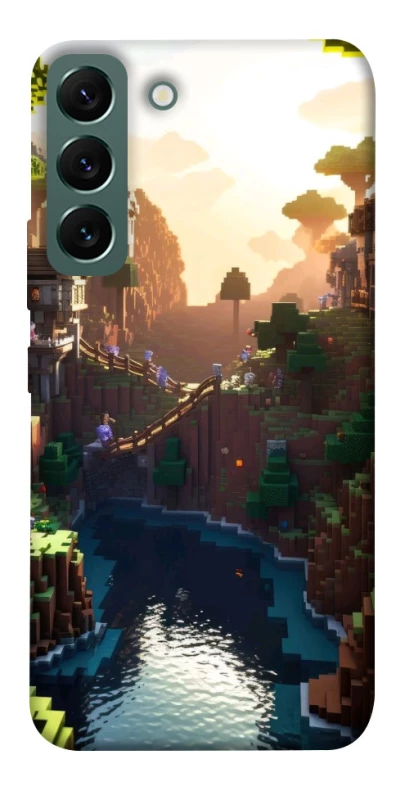 Чехол на Samsung Galaxy S22 Minecraft sunset фото 1 из 1