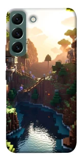 Чохол на Samsung Galaxy S22 Minecraft sunset фото 1 з 1
