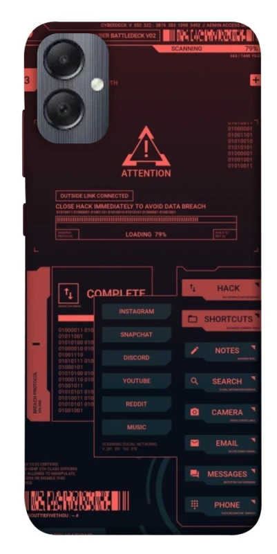 Чохол на Samsung Galaxy A05 Attention фото 1 з 1