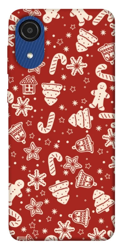 Чехол на Samsung Galaxy A03 Core Новогодний v3 фото 1 из 1