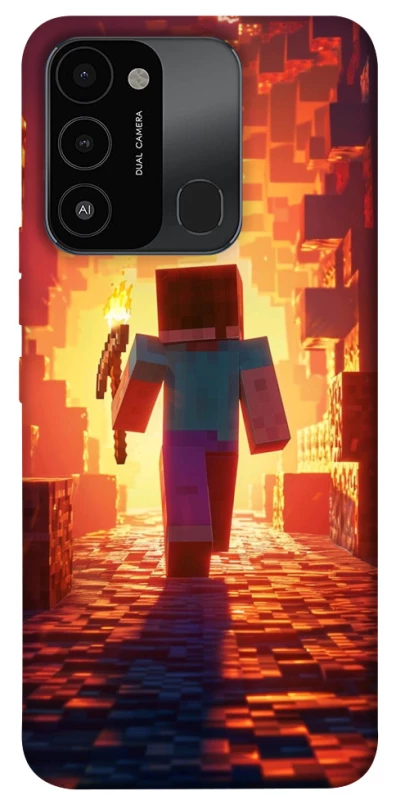 Чохол на TECNO Spark 8C Minecraft adventure фото 1 з 1