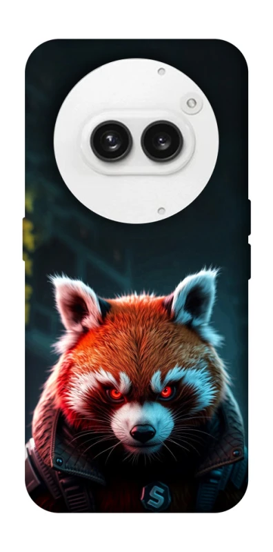 Чехол на Nothing Phone (2a) Cyber Red Panda фото 1 из 1
