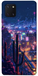 Чехол на Samsung Galaxy Note 10 Lite (A81) Night city фото 1 из 1