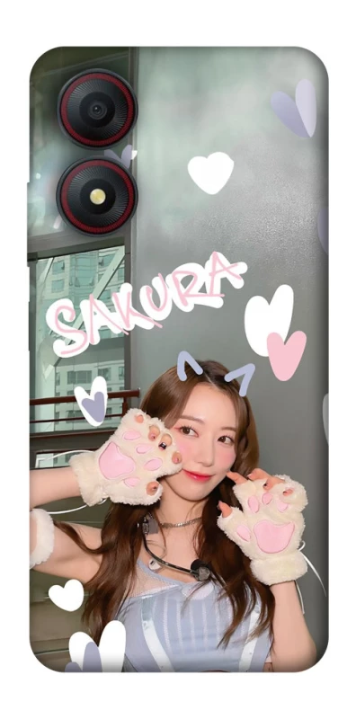 Чохол на ZTE Blade A34 4G Sakura - LE SSERAFIM фото 1 з 1
