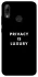 Чехол на Huawei P Smart (2019) Privacy is luxury фото 1 из 1