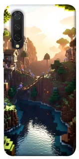 Чехол на Xiaomi Mi CC9 / Mi 9 Lite Minecraft sunset фото 1 из 1