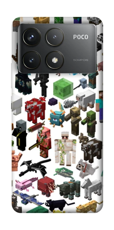 Чохол на Xiaomi Poco F6 Pro Minecraft v4 фото 1 з 1