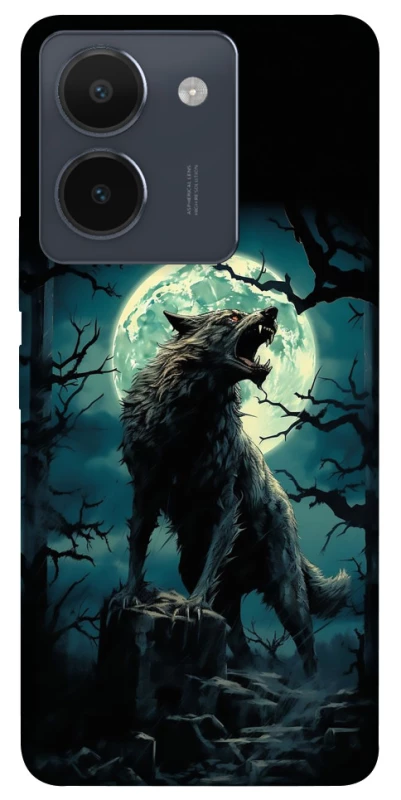 Чохол на Vivo Y36 Вовк під місяцем фото 1 з 1