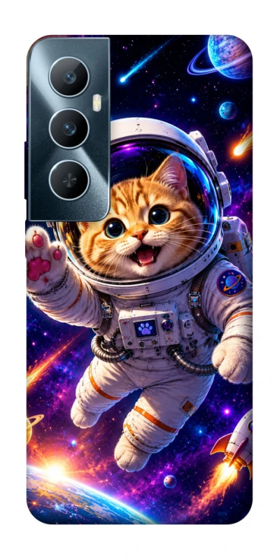 Чохол на Realme C65 4G Space Cat фото 1 з 1