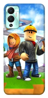 Чехол на Infinix Hot 12 Play Roblox Builder Adventure фото 1 из 1