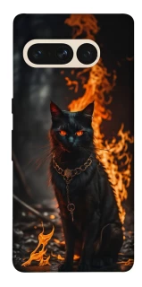 Чехол на Google Pixel 7 Pro Огненный кот фото 1 из 1