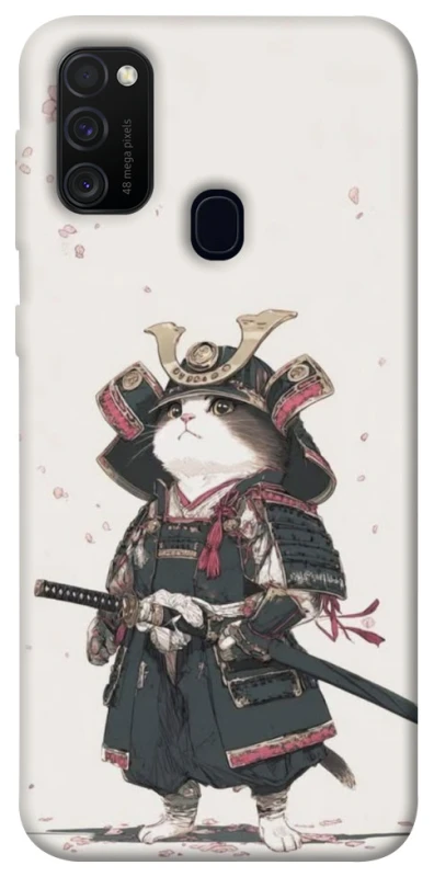 Чохол на Samsung Galaxy M30s / M21 Samurai Cat Warrior фото 1 з 1