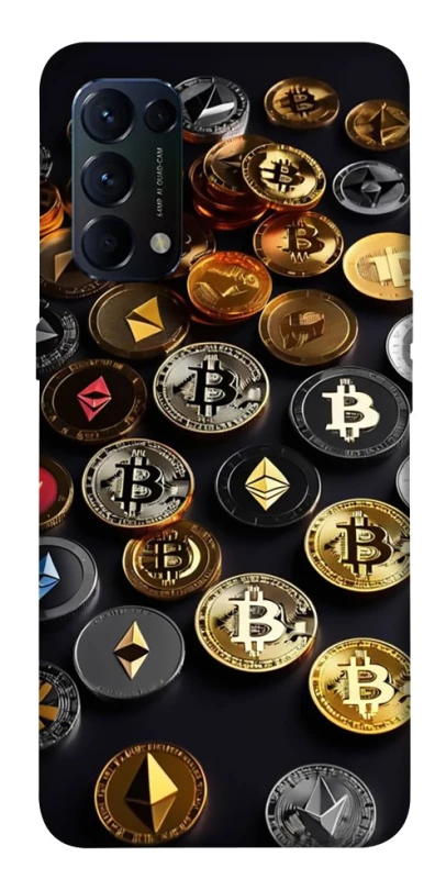 Чохол на Oppo Reno 5 4G Many coins фото 1 з 1