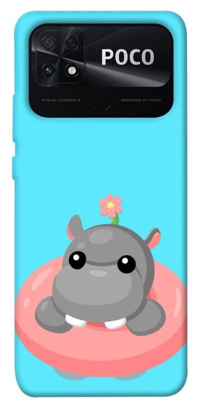 Чехол на Xiaomi Poco C40 Adopt Me Hippo Floatie фото 1 из 1