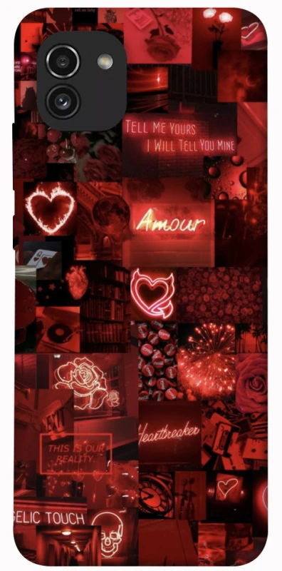 Чохол на Samsung Galaxy A03 Love collage ver.6 фото 1 з 1