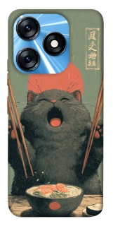 Чохол на TECNO Spark 10 Hungry Cat фото 1 з 1
