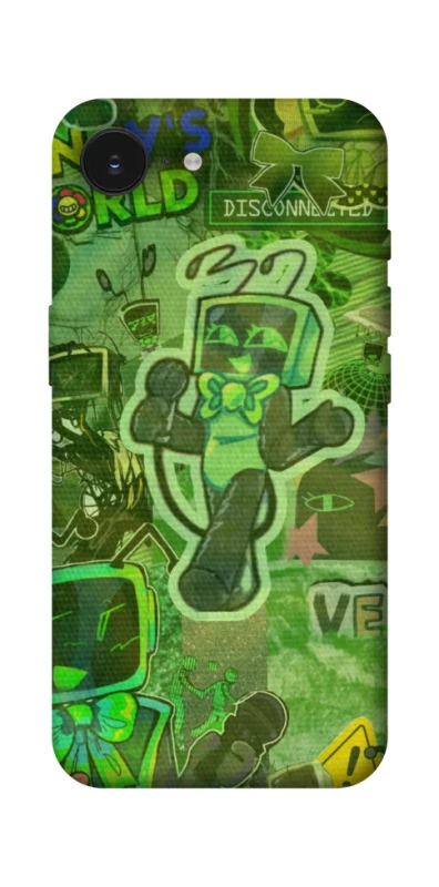 Чохол на Apple iPhone 16e (6.1") Dandysworld tv green theme фото 1 з 1