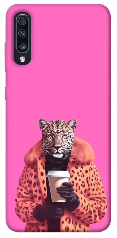 Чохол на Samsung Galaxy A70 (A705F) Леопард з кавою фото 1 з 1