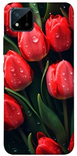 Чохол на Realme C11 (2021) Червоні тюльпани фото 1 з 1