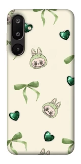 Чехол на Samsung Galaxy M16 5G Labubu Green Heart фото 1 из 1