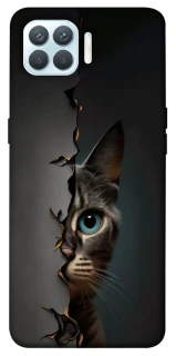 Чехол на Oppo F17 Pro Кот-подглядыватель v2 фото 1 из 1