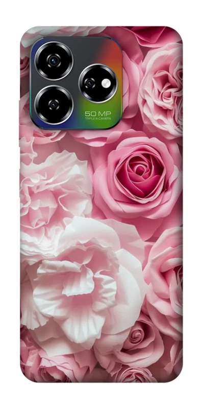 Чохол на ZTE Nubia V60 Рожеві Квіти фото 1 з 1