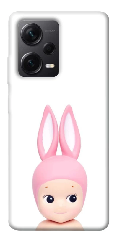 Чехол на Xiaomi Redmi Note 12 Pro 5G Minimal Bunny Peek фото 1 из 1