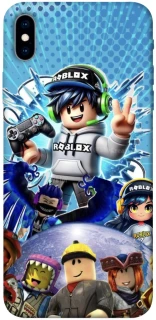 Чехол на Apple iPhone XS Max (6.5") Roblox collage ver.3 фото 1 из 1