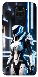 Чехол на Xiaomi Redmi Note 9 / Redmi 10X Cyber space girl ver.6 фото 1 из 1
