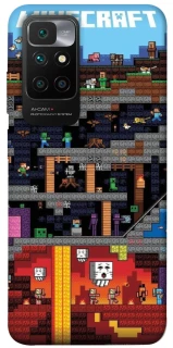 Чохол на Xiaomi Redmi 10 Minecraft фото 1 з 1