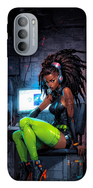 Чехол на Motorola Moto G31 Cyber girl фото 1 из 1