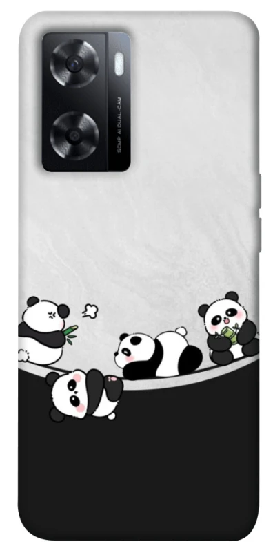 Чохол на Oppo A57s Four pandas фото 1 з 1
