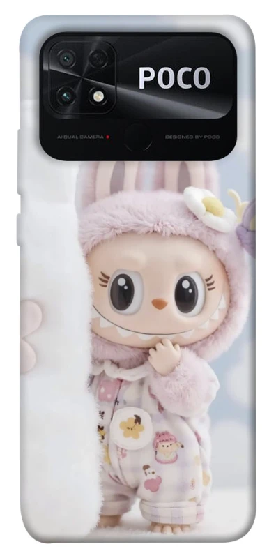 Чехол на Xiaomi Poco C40 Labubu Happy фото 1 из 1