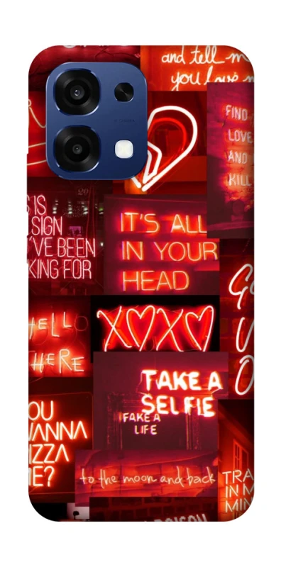 Чехол на Oppo A6 Pro 4G/5G Love collage ver.7 фото 2 из 2