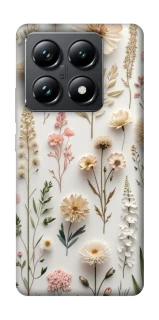 Чохол на Xiaomi 14T Pro Floral design ver.1 фото 1 з 1