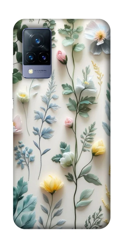 Чохол на Vivo V21 Floral design ver.4 фото 1 з 1