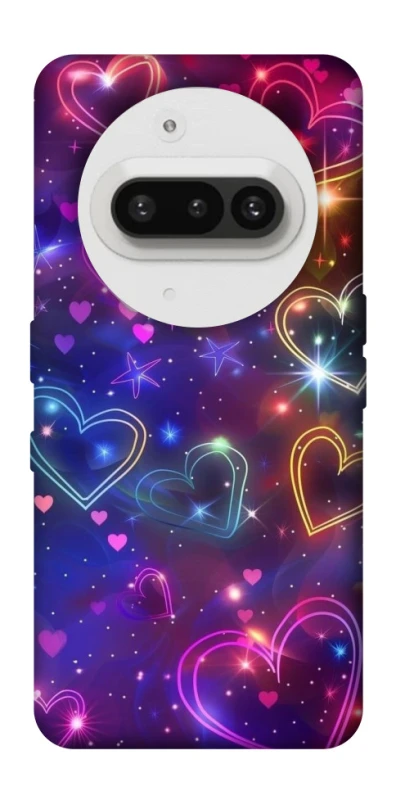 Чохол на Nothing Phone (3a) Drawn hearts фото 1 з 1