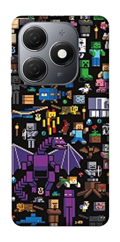 Чохол на TECNO Spark 20 Minecraft v5 фото 1 з 1