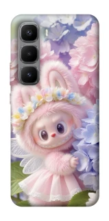 Чохол на Infinix Hot 60 Pro+ Labubu & Flowers ver.1 фото 1 з 1
