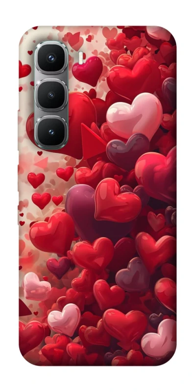 Чохол на Infinix Hot 60 Pro Many hearts фото 1 з 1