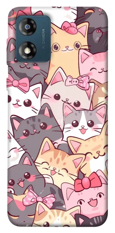 Чохол на Motorola Moto E13 Cute Cat фото 1 з 1