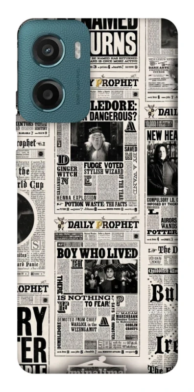 Чохол на Motorola Moto G06 Harry Potter newspaper фото 1 з 1