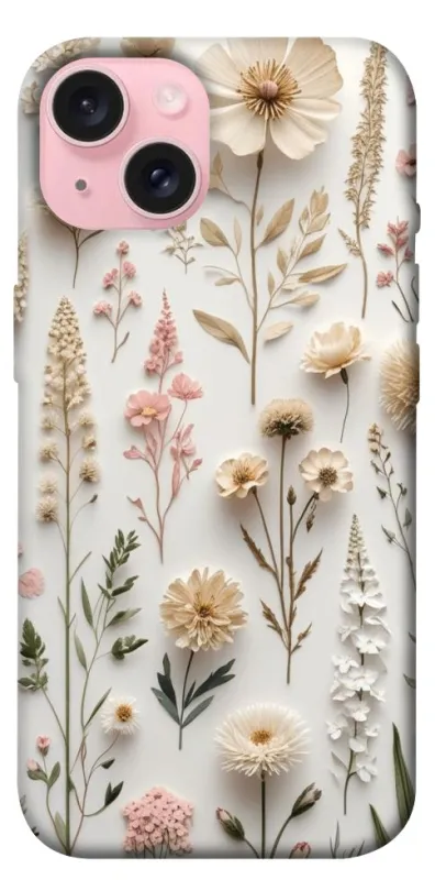 Чохол на Apple iPhone 15 (6.1") Floral design ver.1 фото 1 з 1