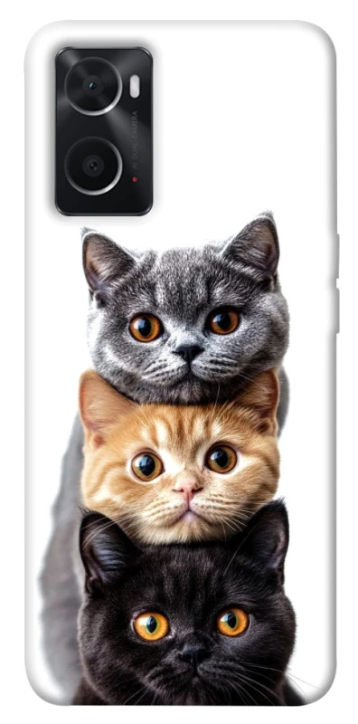 Чохол на Oppo A76 4G Гарні котики фото 1 з 1