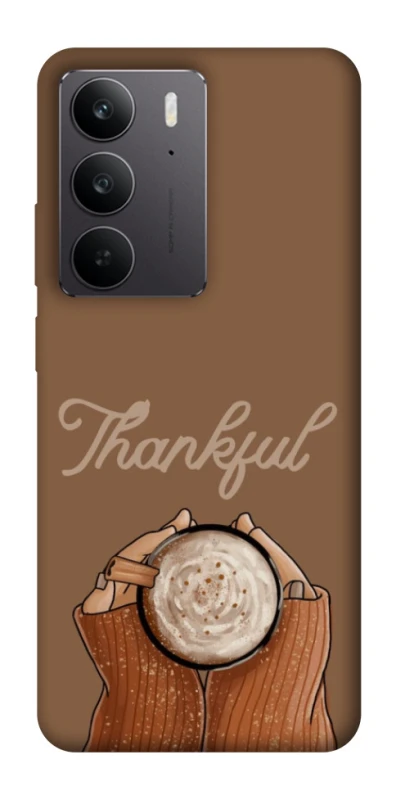 Чохол на Realme C75 Thankful coffee фото 1 з 1