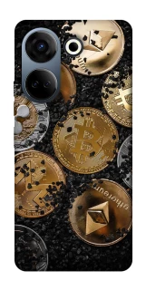 Чехол на TECNO Camon 20 Pro (CK7n) Many coins v2 фото 1 из 1