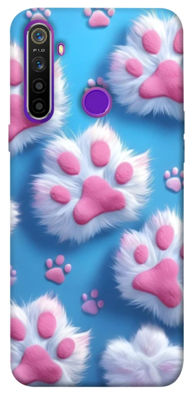 Чехол на Realme 5 Cat paw фото 1 из 1