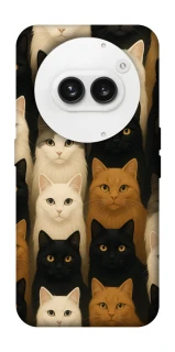 Чехол на Nothing Phone (2a) Colorful Cat Collage фото 1 Чехол на Nothing Phone (2a) Colorful Cat Collage фото 1 из 1