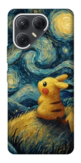 Чехол на TECNO Pova 7 Pikachu and Van Gogh фото 1 из 1